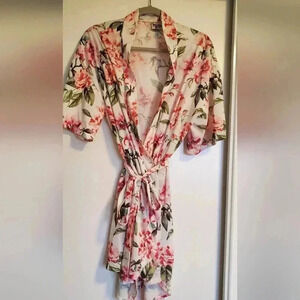 Floral House coat/Robe